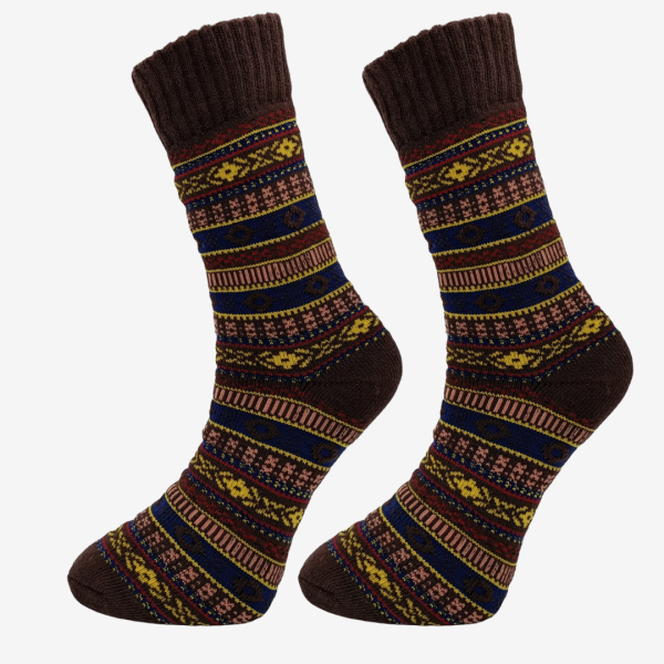 Shocks Erkek Otantik Çok Renkli Havlu Çorap