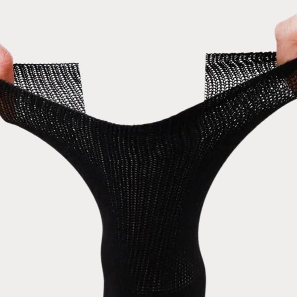 Shocks 3'lü Siyah Unisex Premium Diyabet Çorap