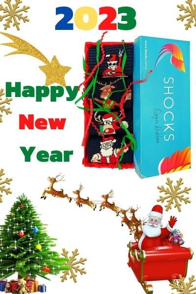 Shocks 4'lü Erkek Soket Hediye Yılbaşı Çorap Kutusu